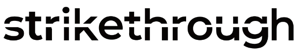 strikethrough